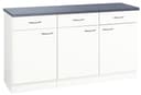 wiho Küchen Unterschrank Kiel | Weiß