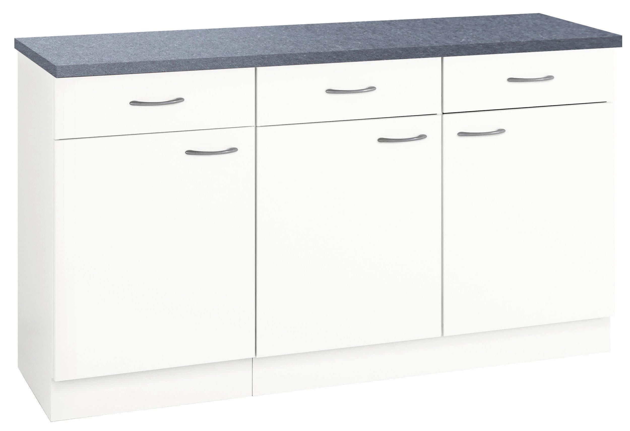 wiho Küchen Unterschrank Kiel | Weiß
