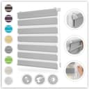 Doppelrollo Duo Rollo Klemmfix | Grau