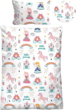 Biberna Bettwäsche kleine Prinzessin | Weiß