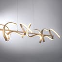 JUST LIGHT Pendelleuchte CURLS | Gold 3