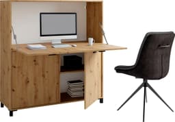 byLIVING Sekretär Montana | Holztöne