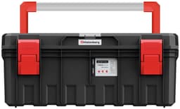 Prosperplast Werkzeugbox X BLOCK ALU LOG | Schwarz
