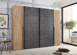FORTE Kleiderschrank Narago | Mehrfarbig