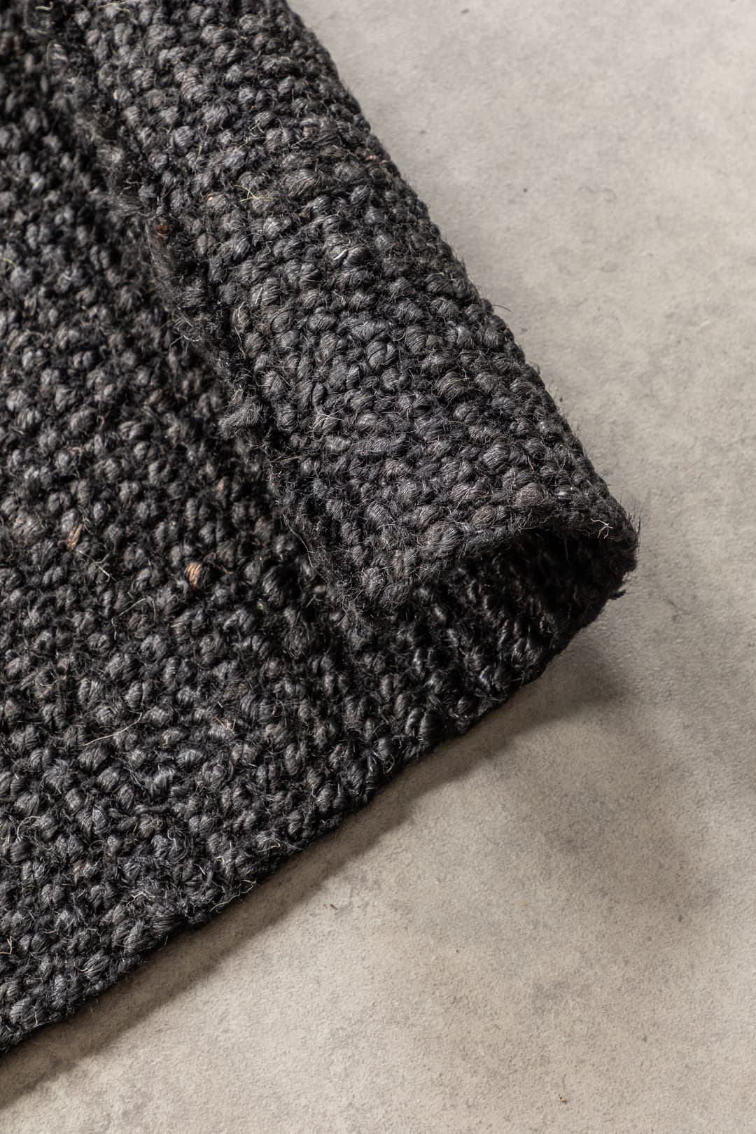 HANSE Home Teppich Jaipur Juteteppich | Schwarz