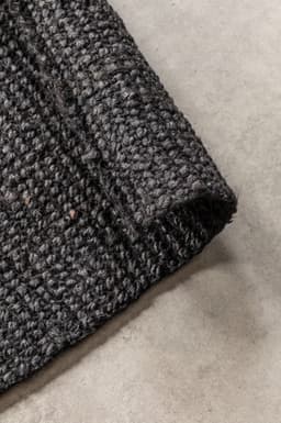 HANSE Home Teppich Jaipur Juteteppich | Schwarz