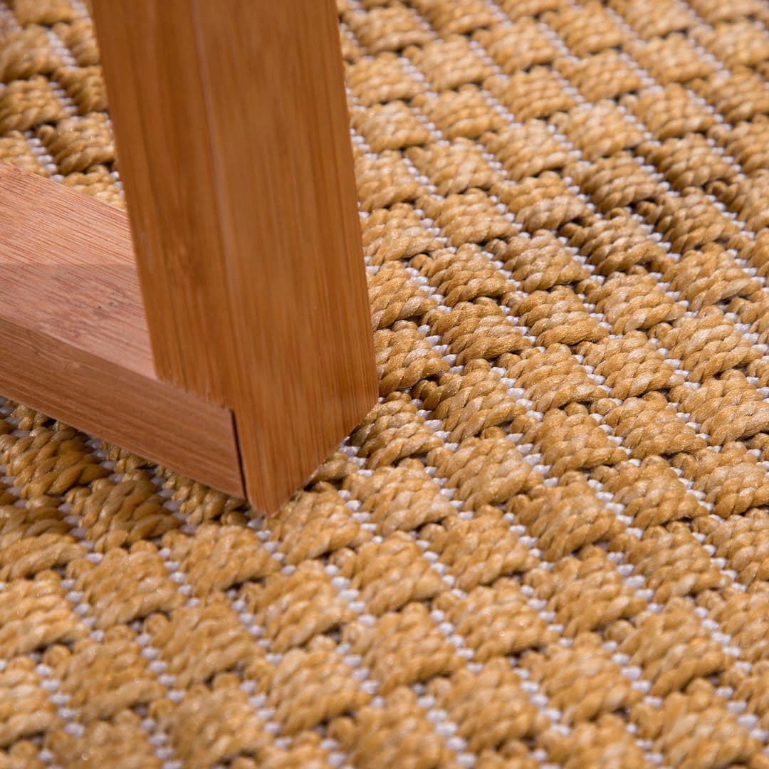 Paco Home Teppich Timber 125 | Gelb