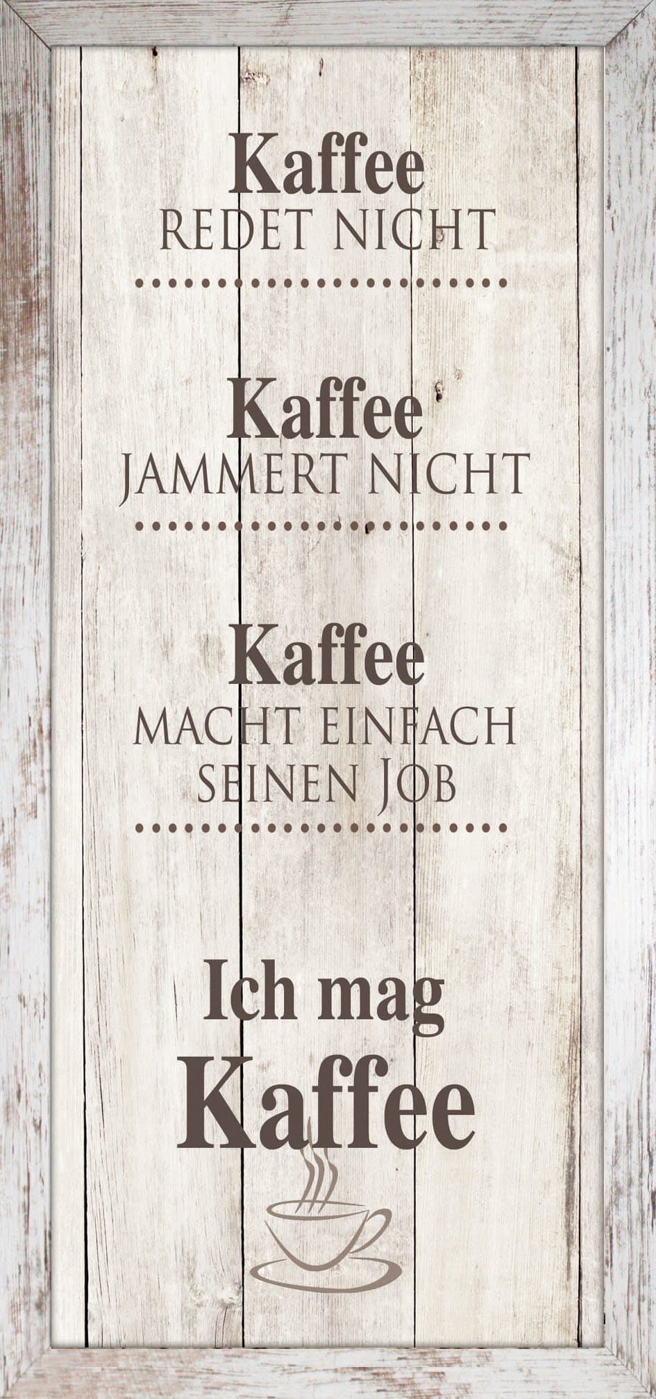 Bönninghoff Bild mit Rahmen Kaffee | Braun