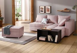 Home affaire Ecksofa Italia L-Form | Rosa