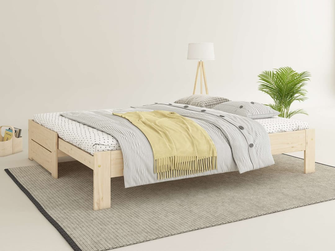 OTTO home Massivholzbett Imme | Holztöne
