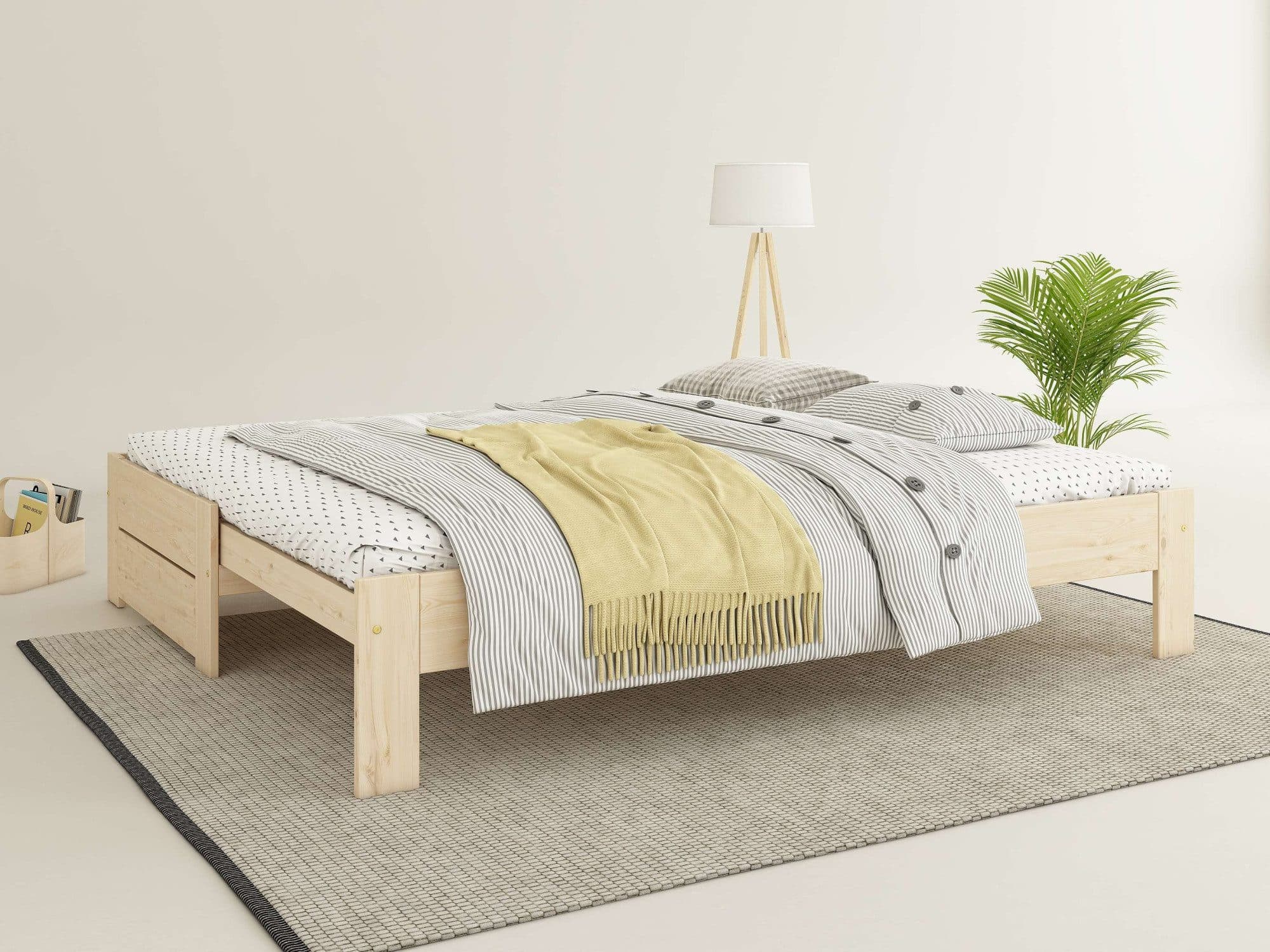 OTTO home Massivholzbett Imme | Holztöne