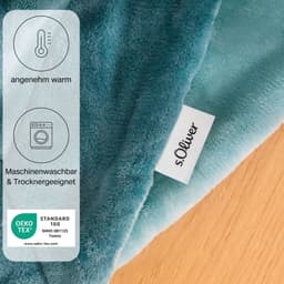 s.Oliver Wohndecke Doublesoft | Blau