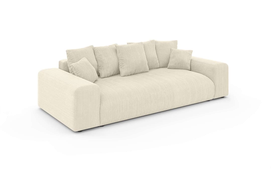 Home affaire Big-Sofa LAKESIDE 3-Sitzer Schlafsofa | Beige