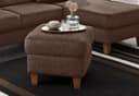 Home affaire Polsterhocker Palmera | Braun
