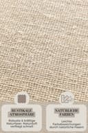 HANSE Home Teppich Jaipur Juteteppich | Beige 4