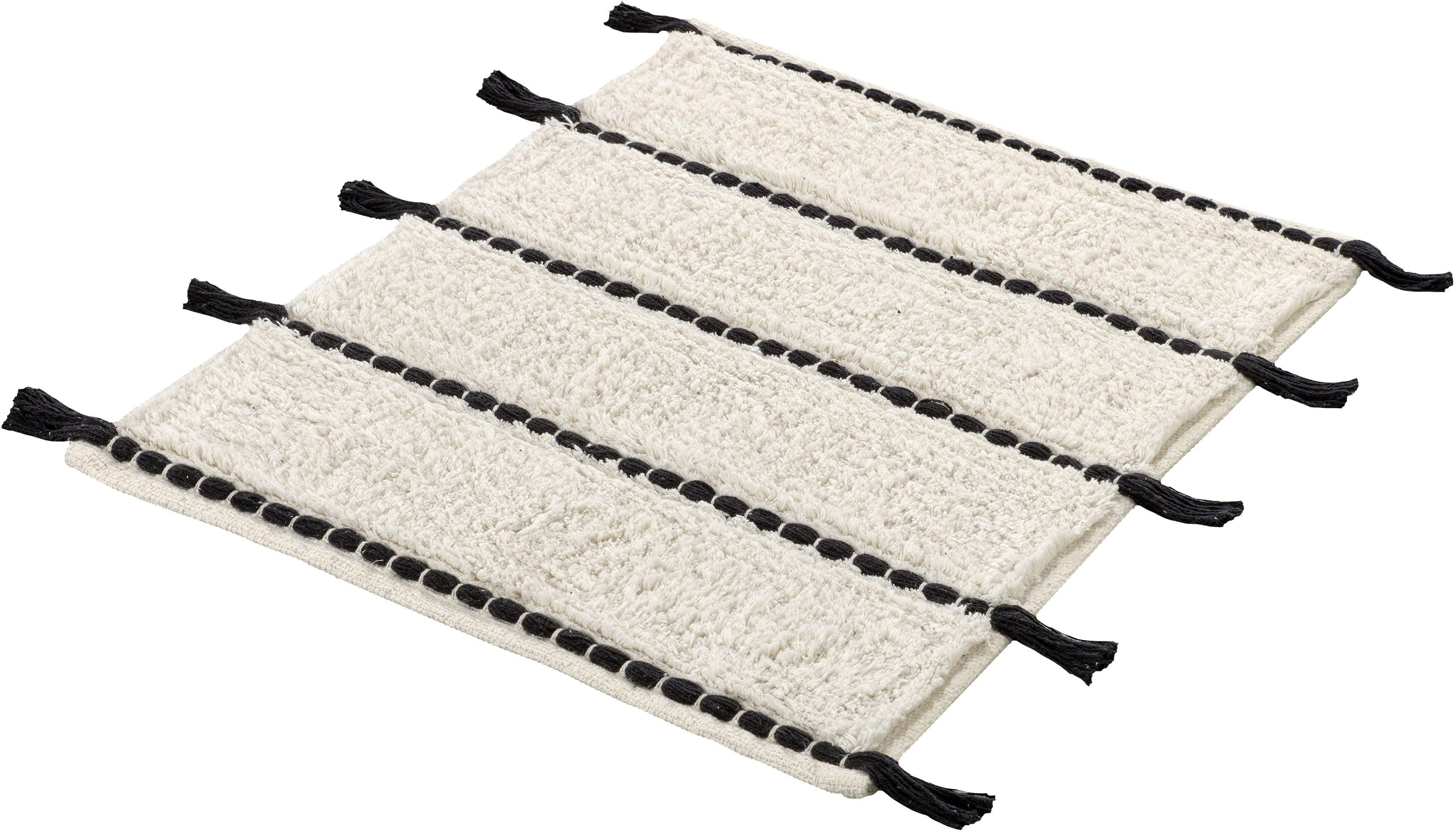 Kleine Wolke Badematte Travis | Beige