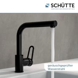 Schütte Spültischarmatur Design | Schwarz