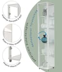 fif möbel Vitrine OPTIMA | Weiß 3