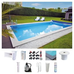 KWAD Rechteckpool | Grau