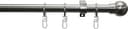 GARDINIA Gardinenstange Set Kugel | Silber