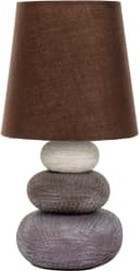 Näve LED Tischleuchte Stoney | Braun 4