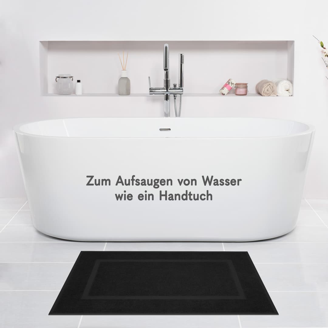 HAMMETEX Hotelmatte | Schwarz