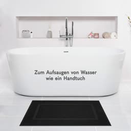 HAMMETEX Hotelmatte | Schwarz