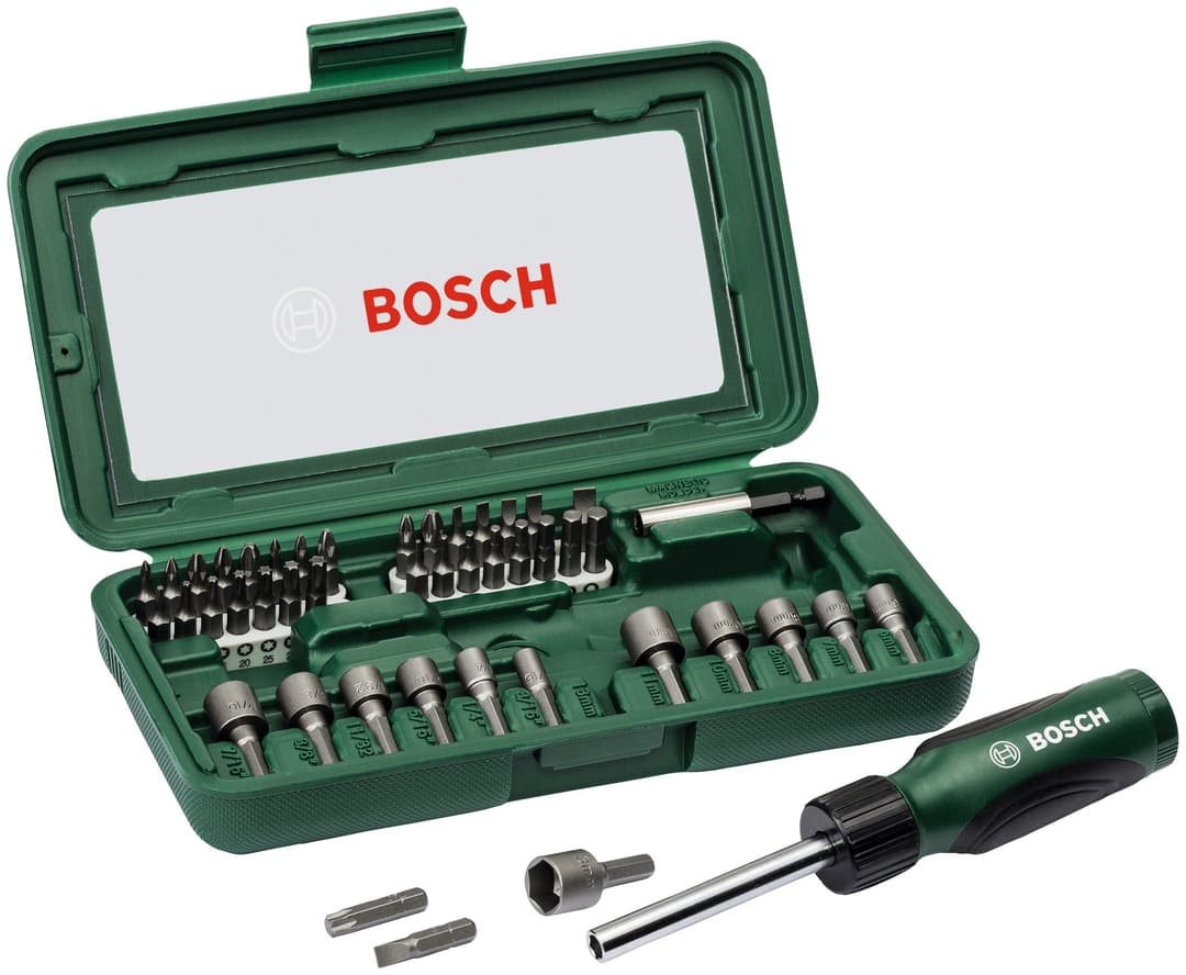 Bosch Home & Garden Bit-Set, 46-teilig | Grün