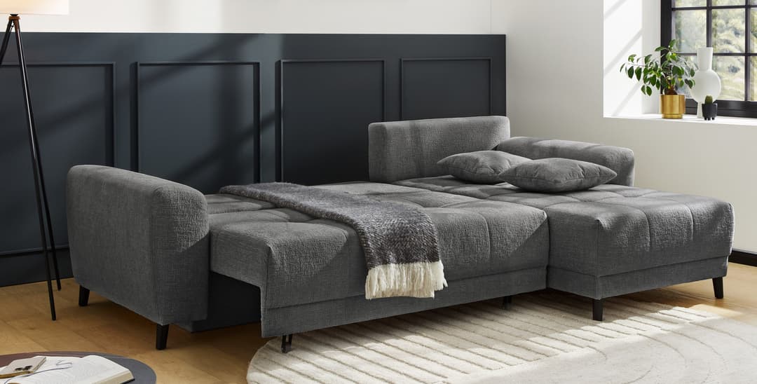 Jockenhöfer Gruppe Ecksofa Beverly L-Form | Grau