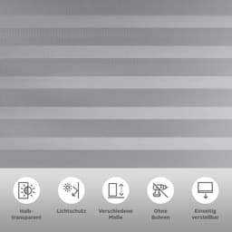 Doppelrollo Dark | Grau