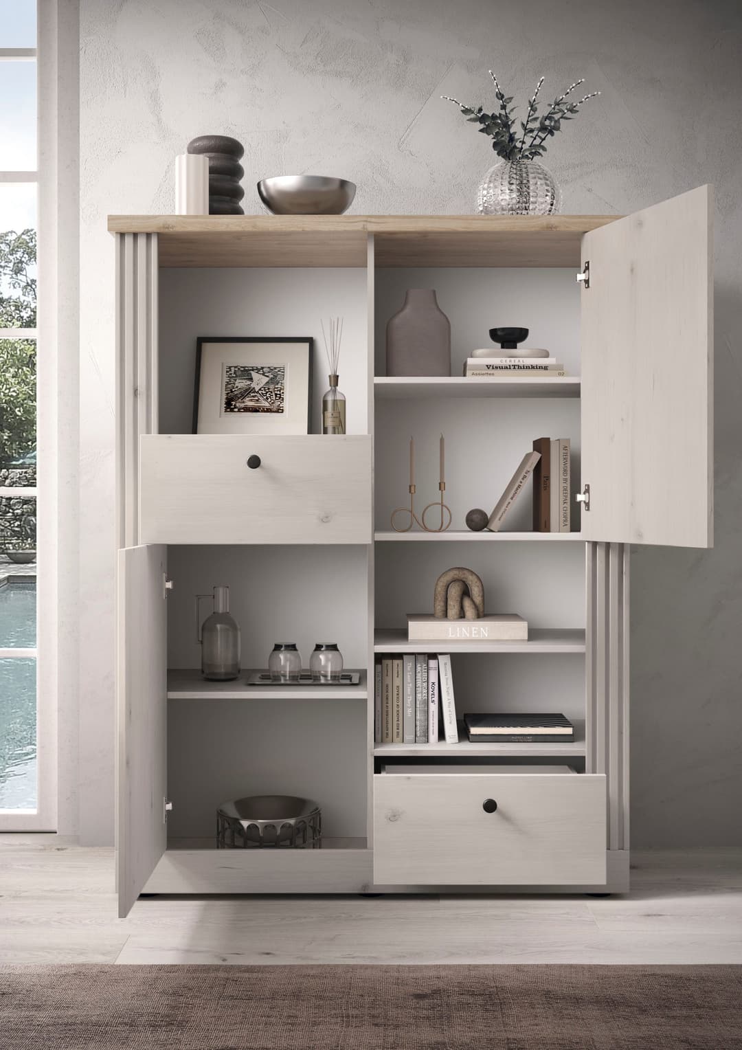 OTTO home Highboard Country | Holztöne