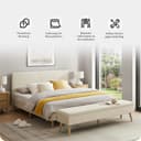 Home affaire Polsterbett Armandine | Beige 4