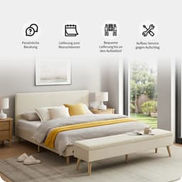 Home affaire Polsterbett Armandine | Beige