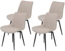 HELADrehstuhl Vierfußstuhl BERGEN | Beige
