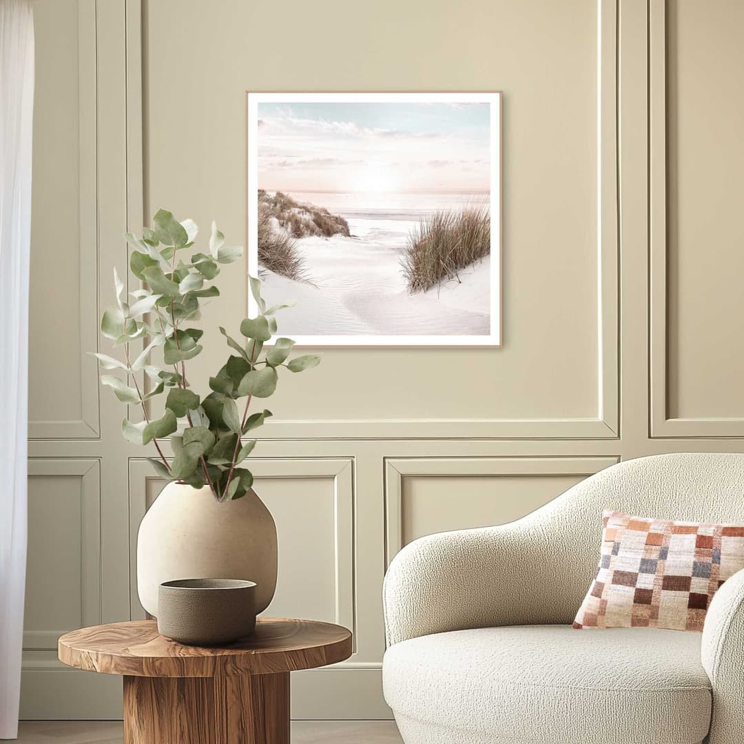 Reinders! Poster Strand Horizon | Beige