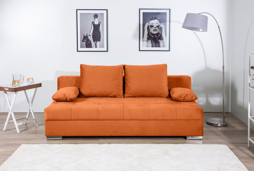 COLLECTION AB Schlafsofa Tania | Orange