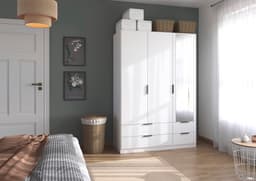 rauch Kleiderschrank LAGOA | Weiß