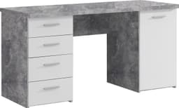 FORTE Schreibtisch Netta | Grau