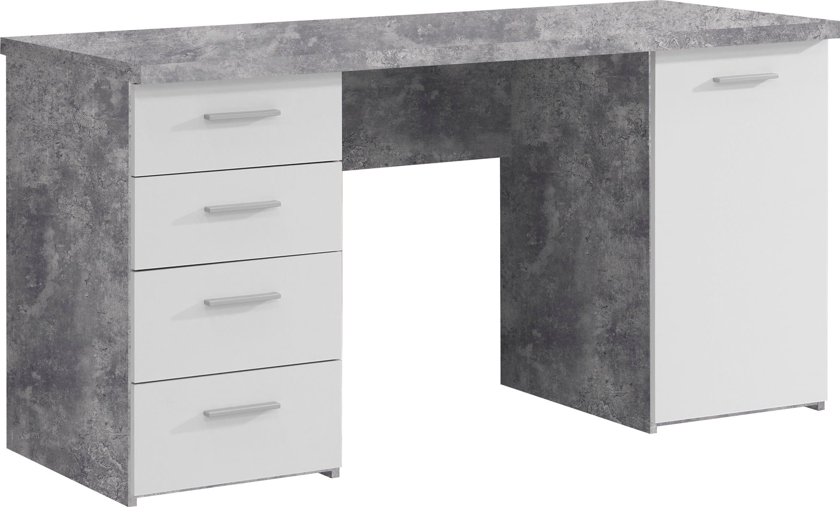 FORTE Schreibtisch Netta | Grau