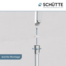 Schütte Stangenbrause-Set KARIBIK | Silber