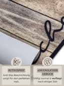 HANSE Home Küchenläufer Kitchen Herz | Braun 5