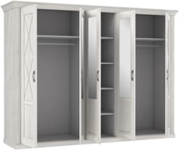 FORTE Kleiderschrank Kashmir | Holztöne