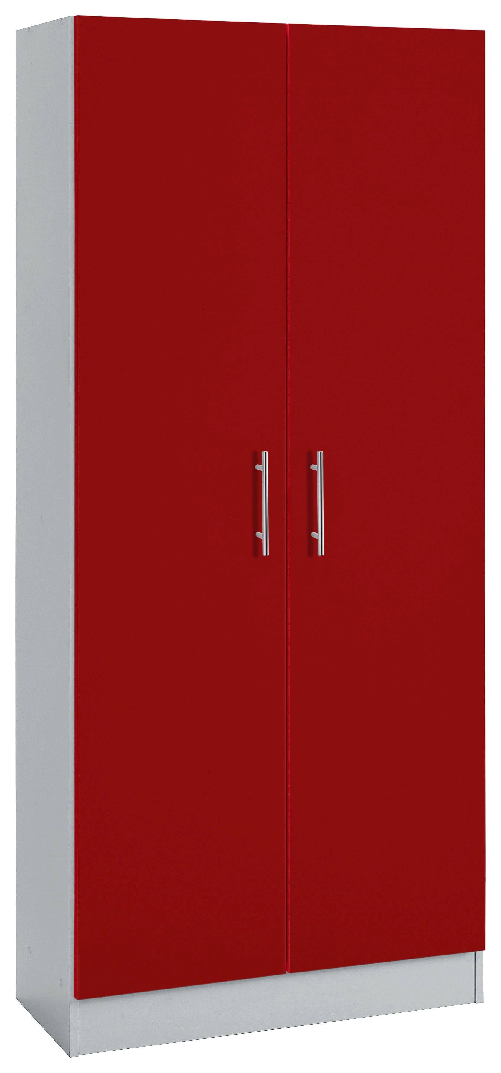 wiho Küchen Mehrzweckschrank Kiel Typ 3 | Rot