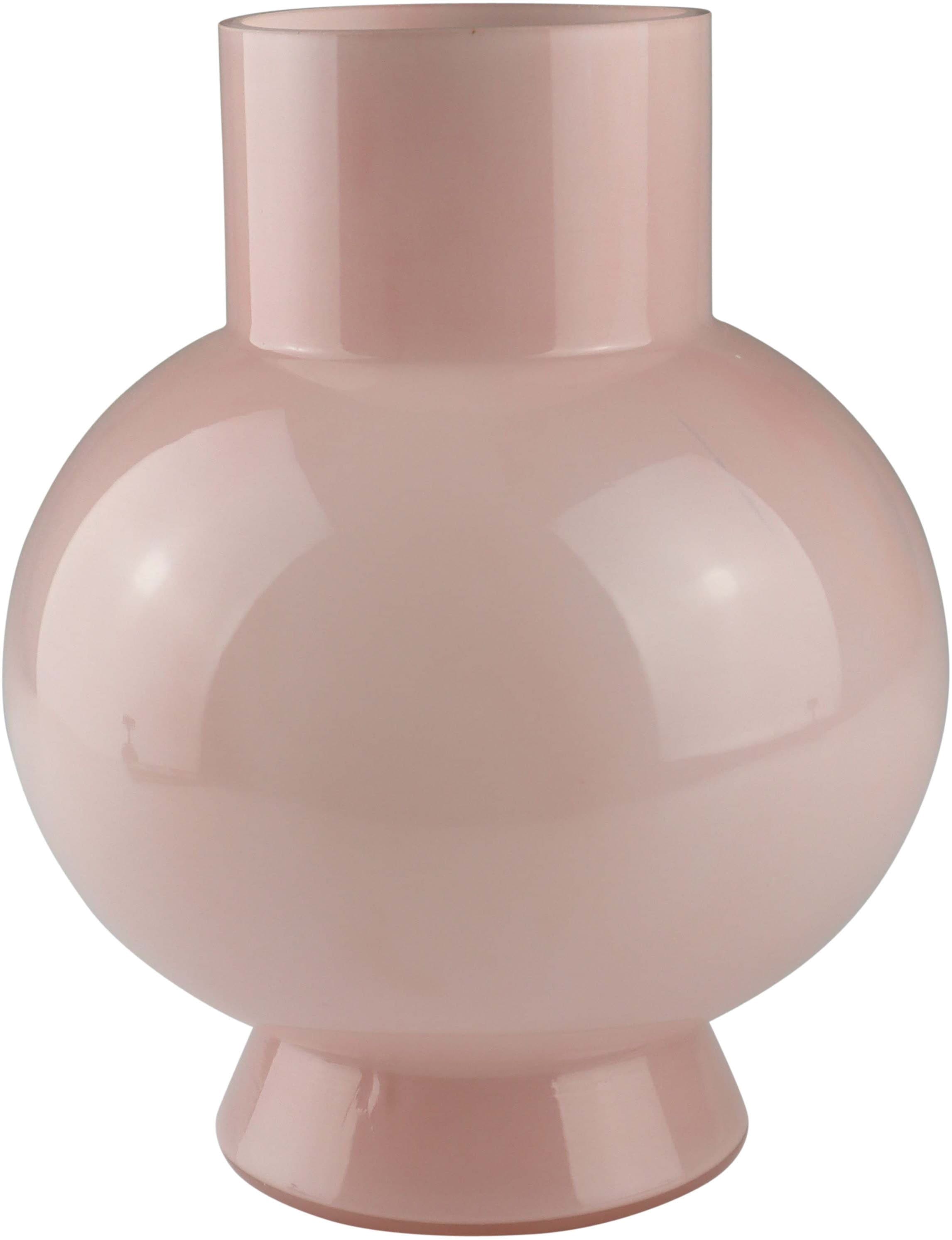 AM Design Dekovase Rosafarbene Glasvase | Rosa