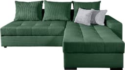 COLLECTION AB Ecksofa Josy L-Form | Grün
