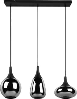TRIO Leuchten Pendelleuchte Lumina | Schwarz