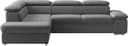 sit&more Ecksofa Valentine L-Form | Grau 2