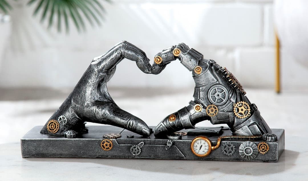 Casablanca by Gilde Dekofigur Steampunk Hand | Silber