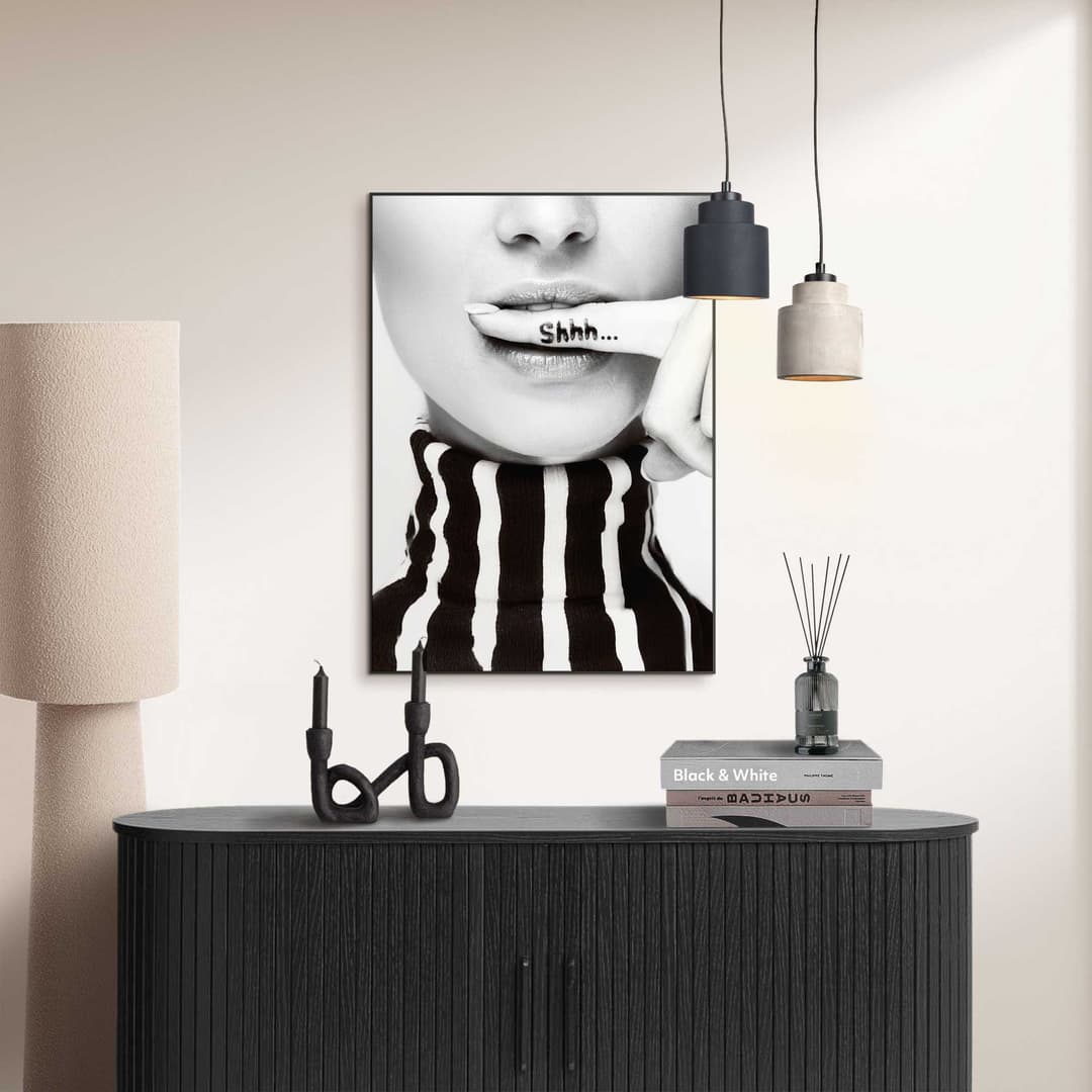 Reinders! Poster Ssshhh! | Schwarz