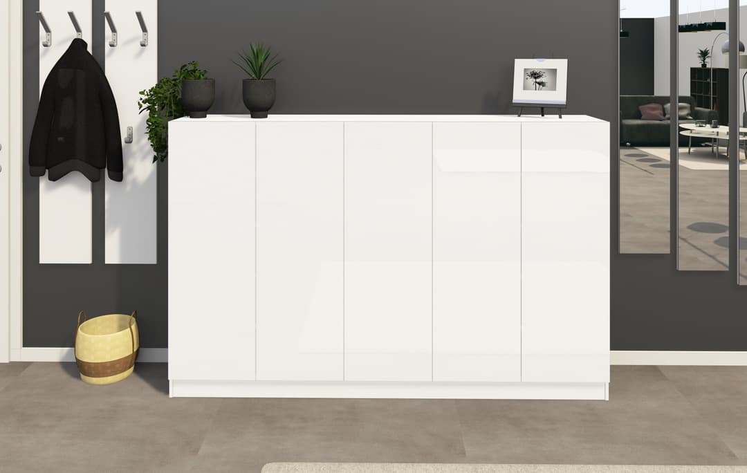 borchardt Möbel Schuhschrank Vaasa | Weiß